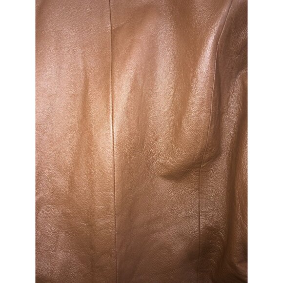Chadwick's Brown Genuine Leather Jacket SIZE 4P NWT - Picture 6 of 14